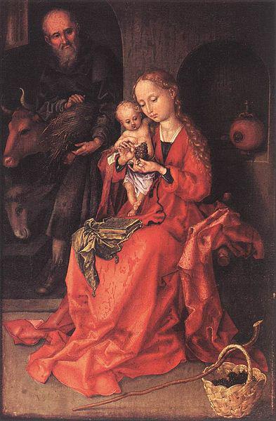 Martin Schongauer The Holy Family Sweden oil painting art